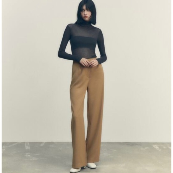 Zara full length darted pants - Picture 2 of 9